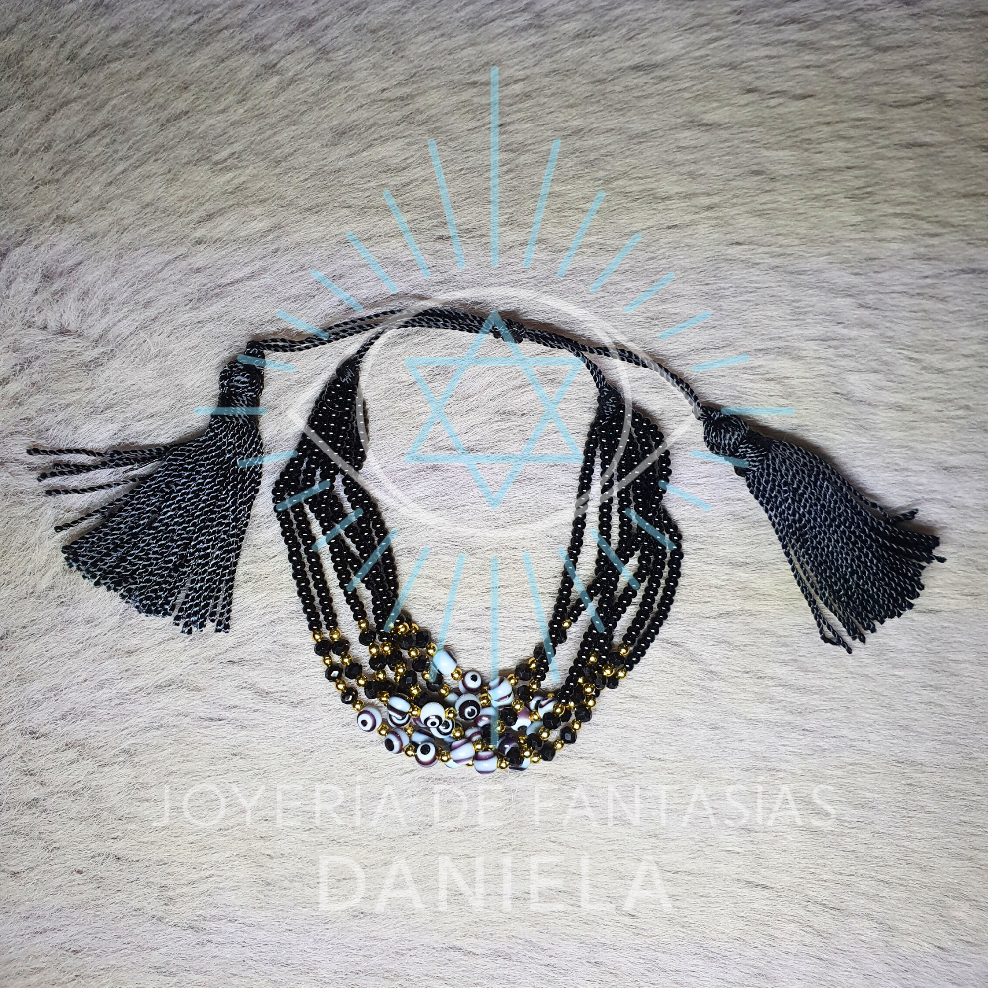 Pulsera Ojo Protector Borlas: imagen 3