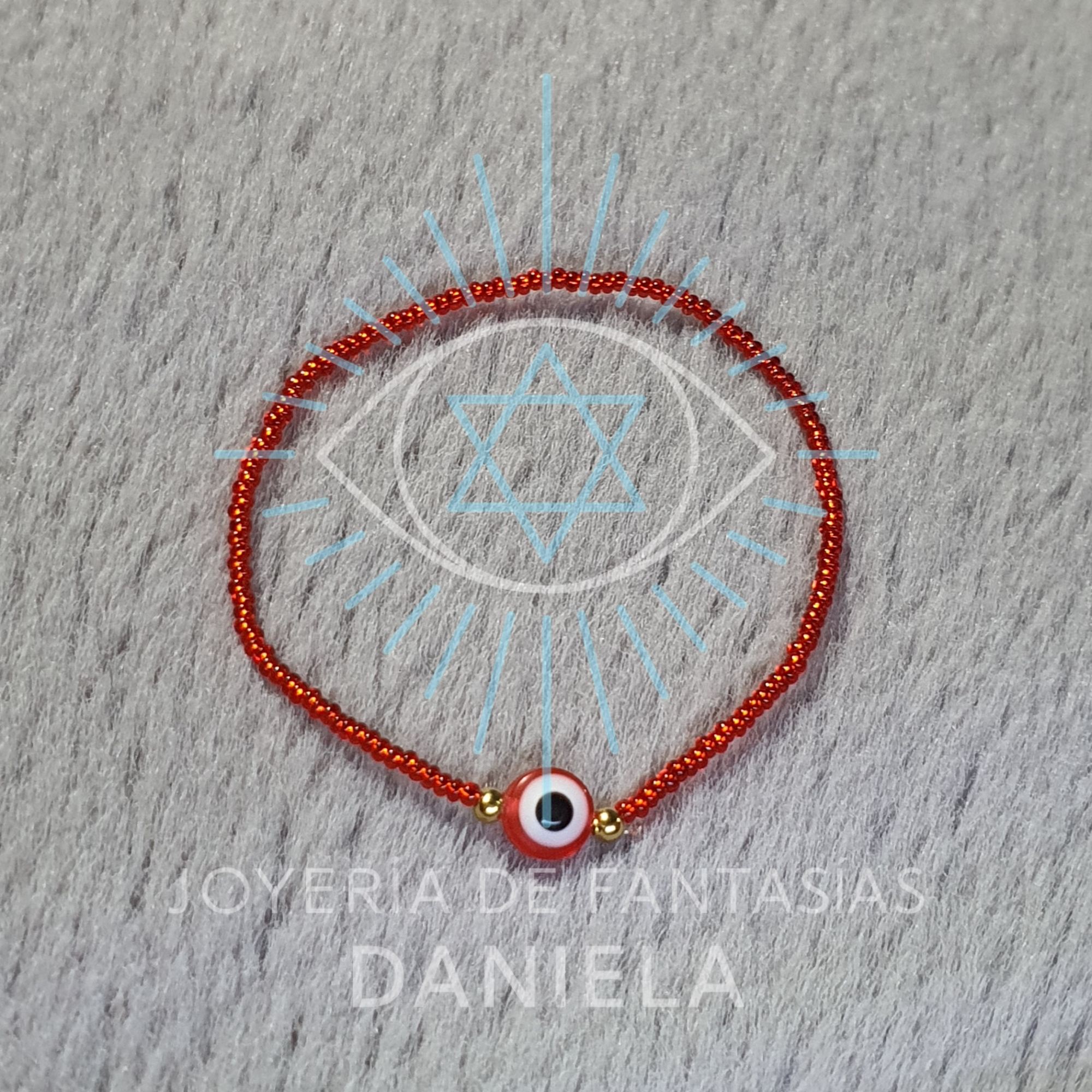 Pulsera Roja Ojo Mini Protector: imagen 1