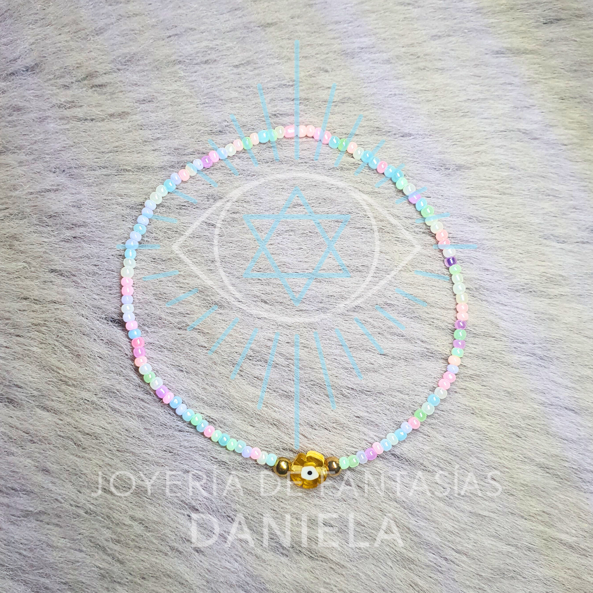 Pulsera Protección Multicolor Pastel: imagen 1