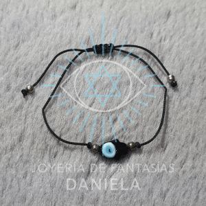Pulsera Negra Mano de Fatima