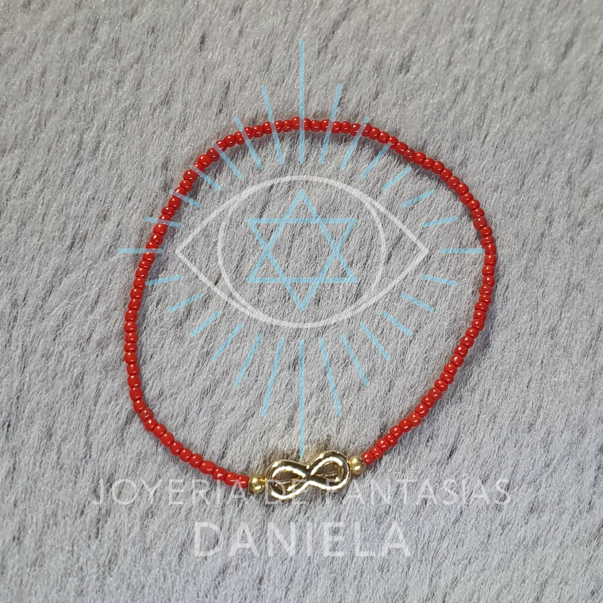 Pulsera Roja Protección con Infinito: imagen 1