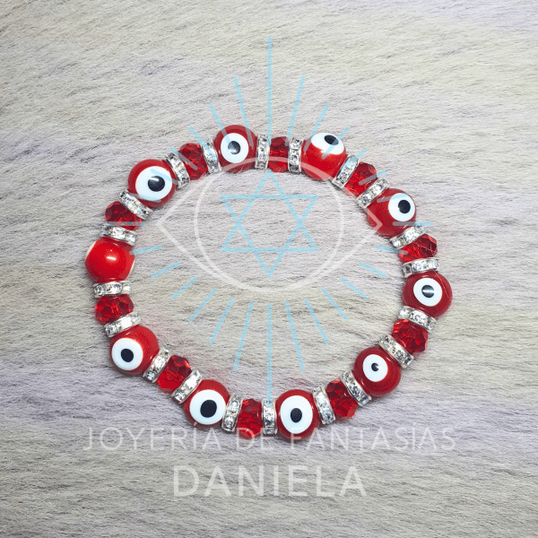 Pulsera Ojos Protectores con Separadores