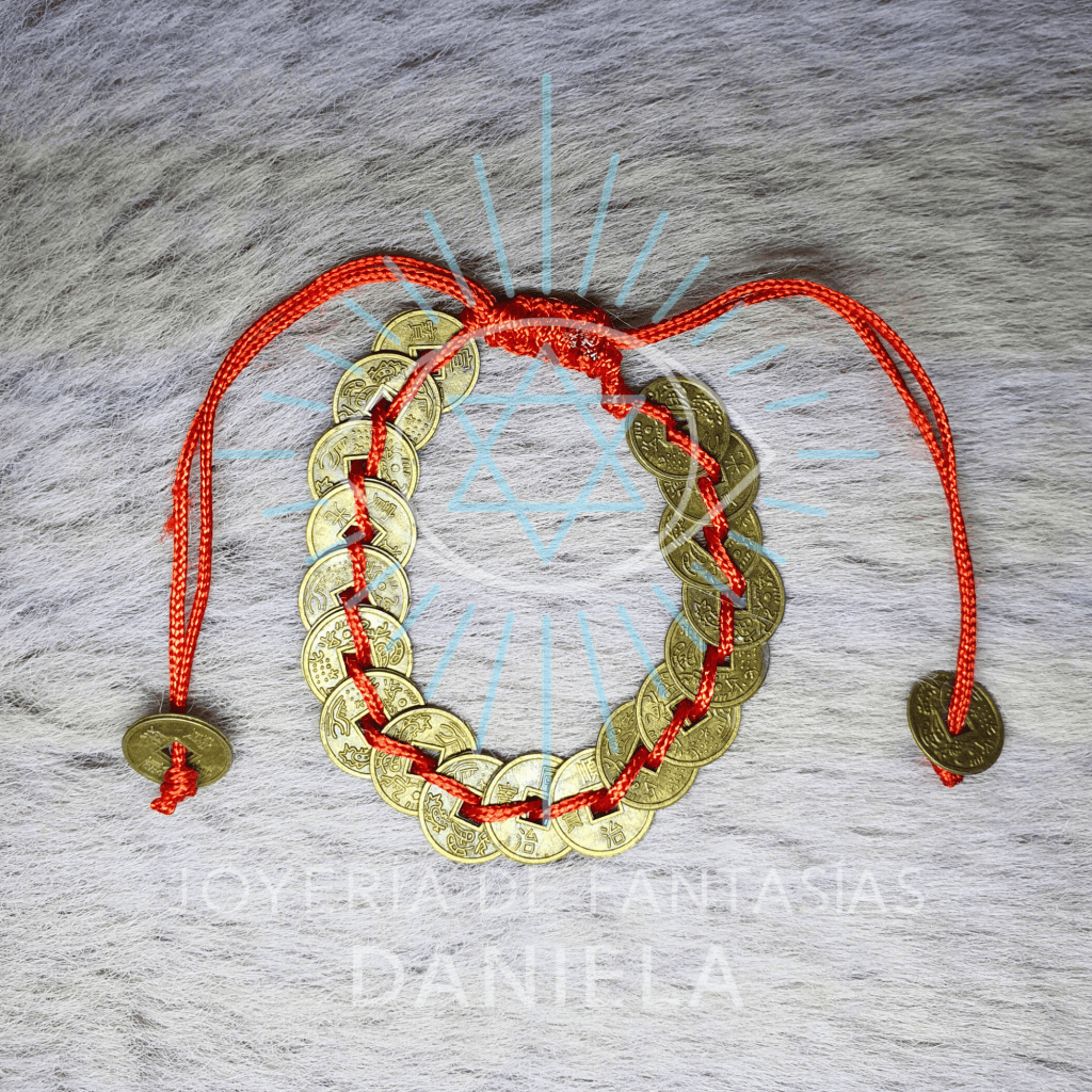 Pulsera Trenzada Moneda China