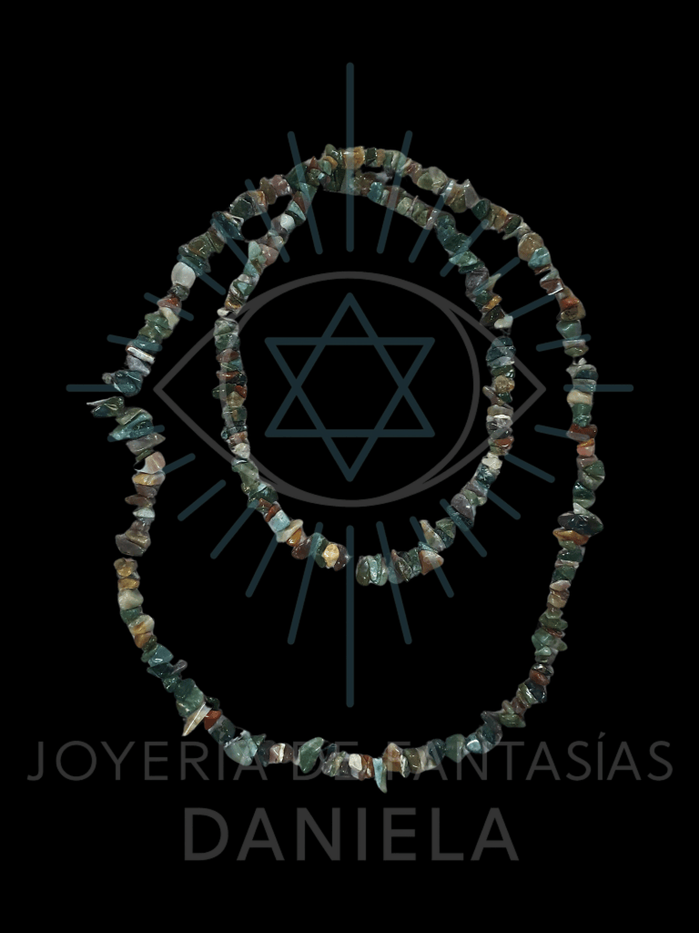 Collar de Ágata Musgosa