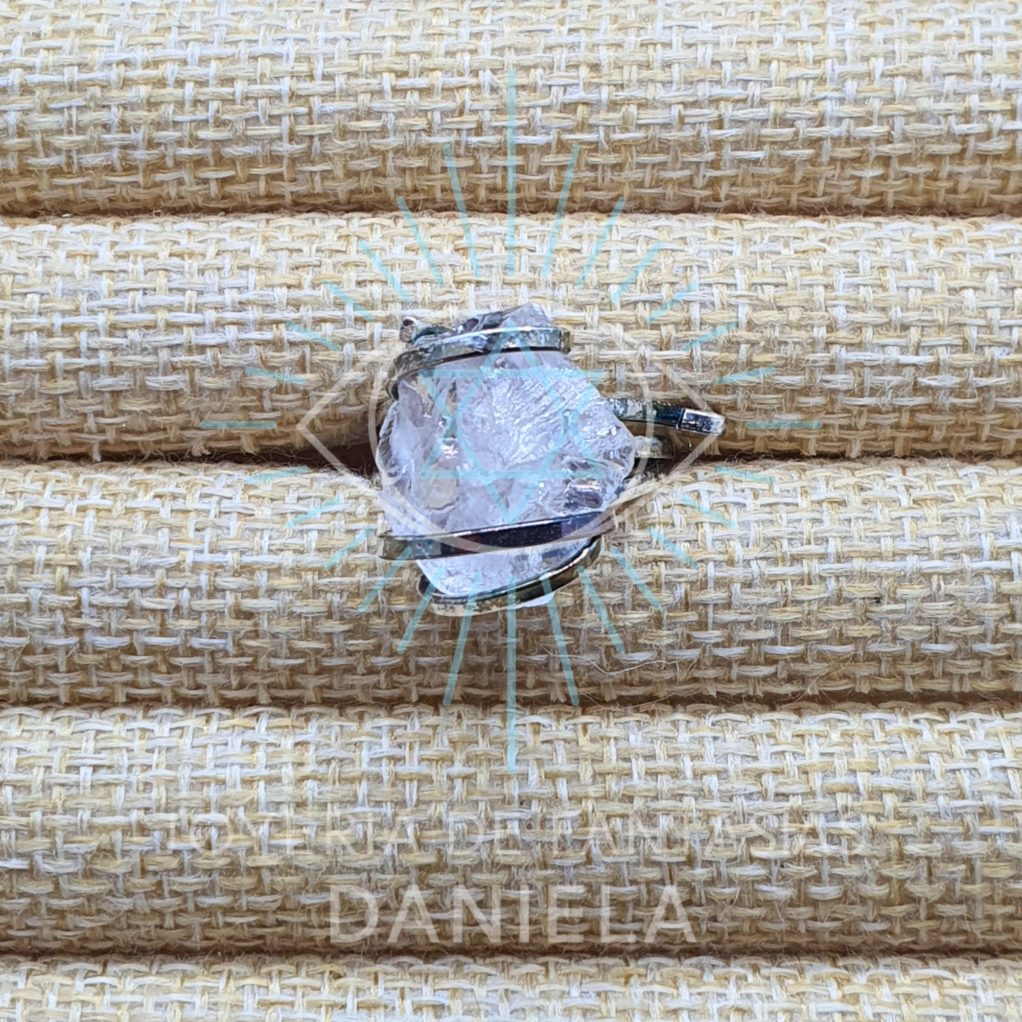 Anillo de Herkimer Natural: imagen 1