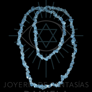 Collar de Cristal Azul