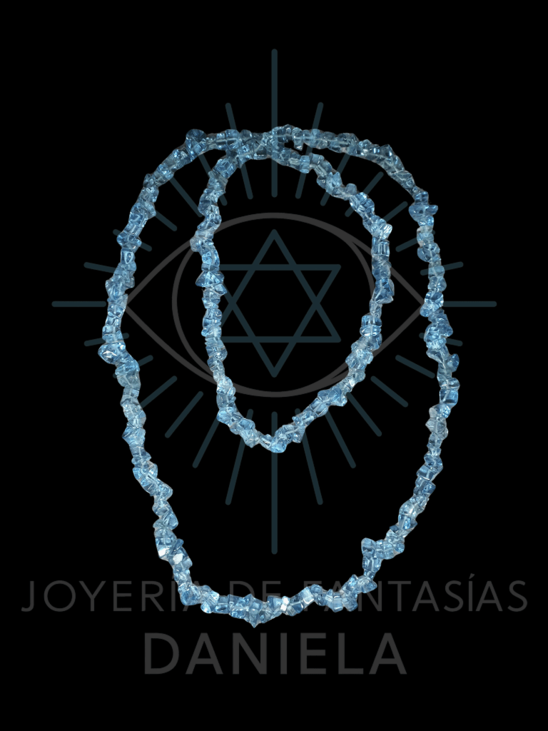 Collar de Cristal Azul