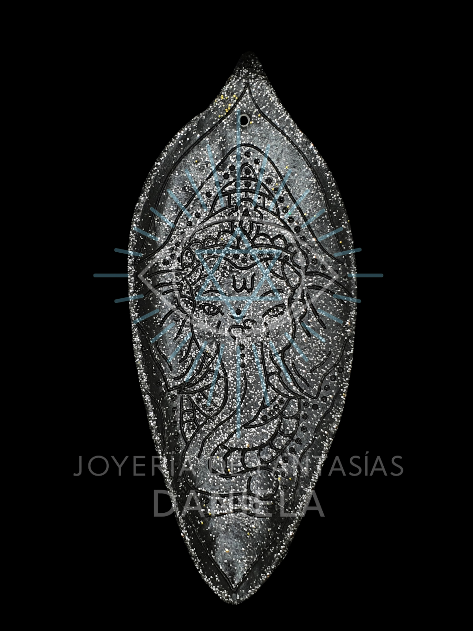 Porta Incienso Ganesha Hoja: imagen 1