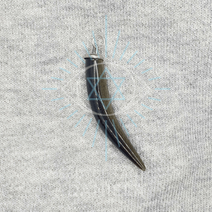Dije de Colmillo de Obsidiana